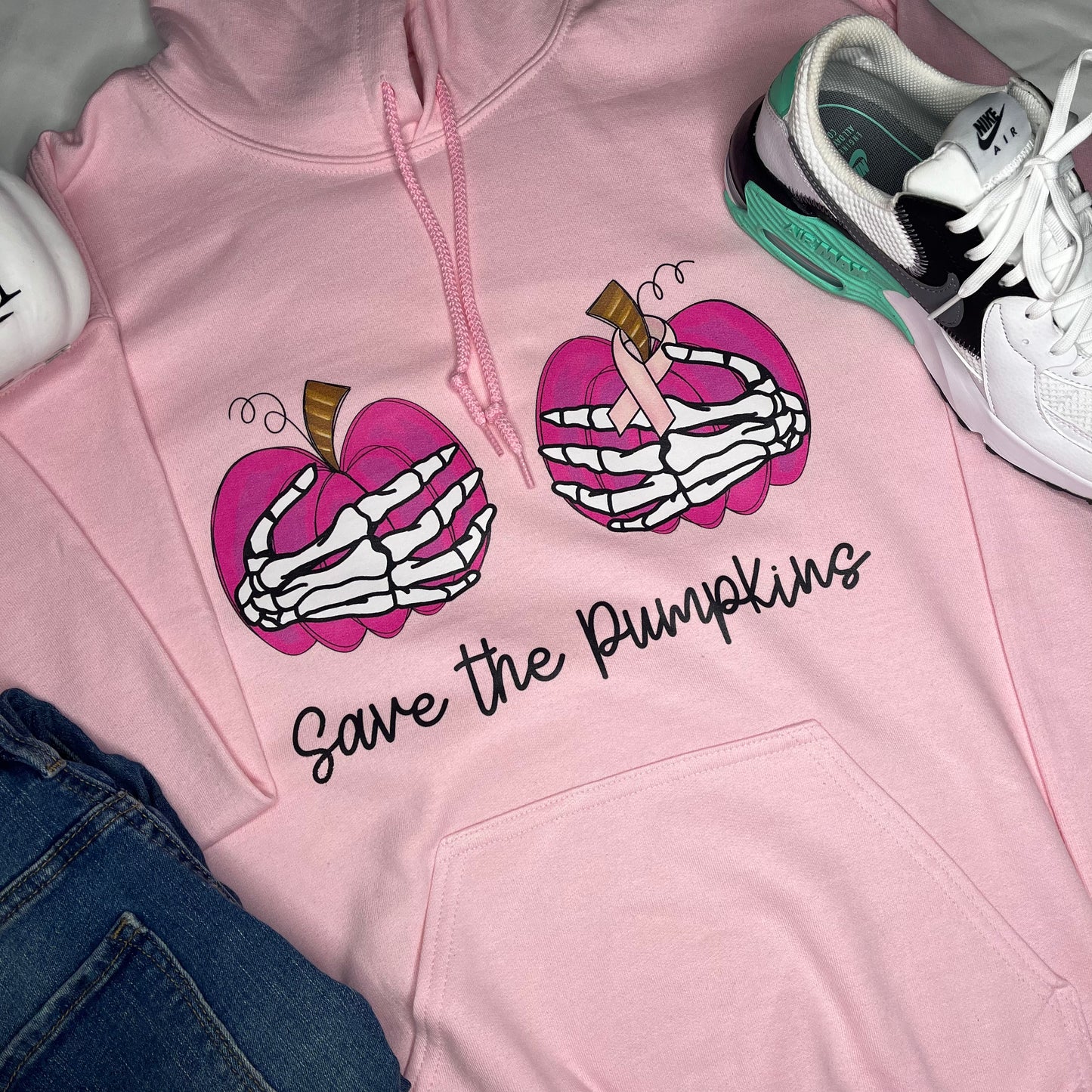 Save the Pumpkins Pink Hoodie