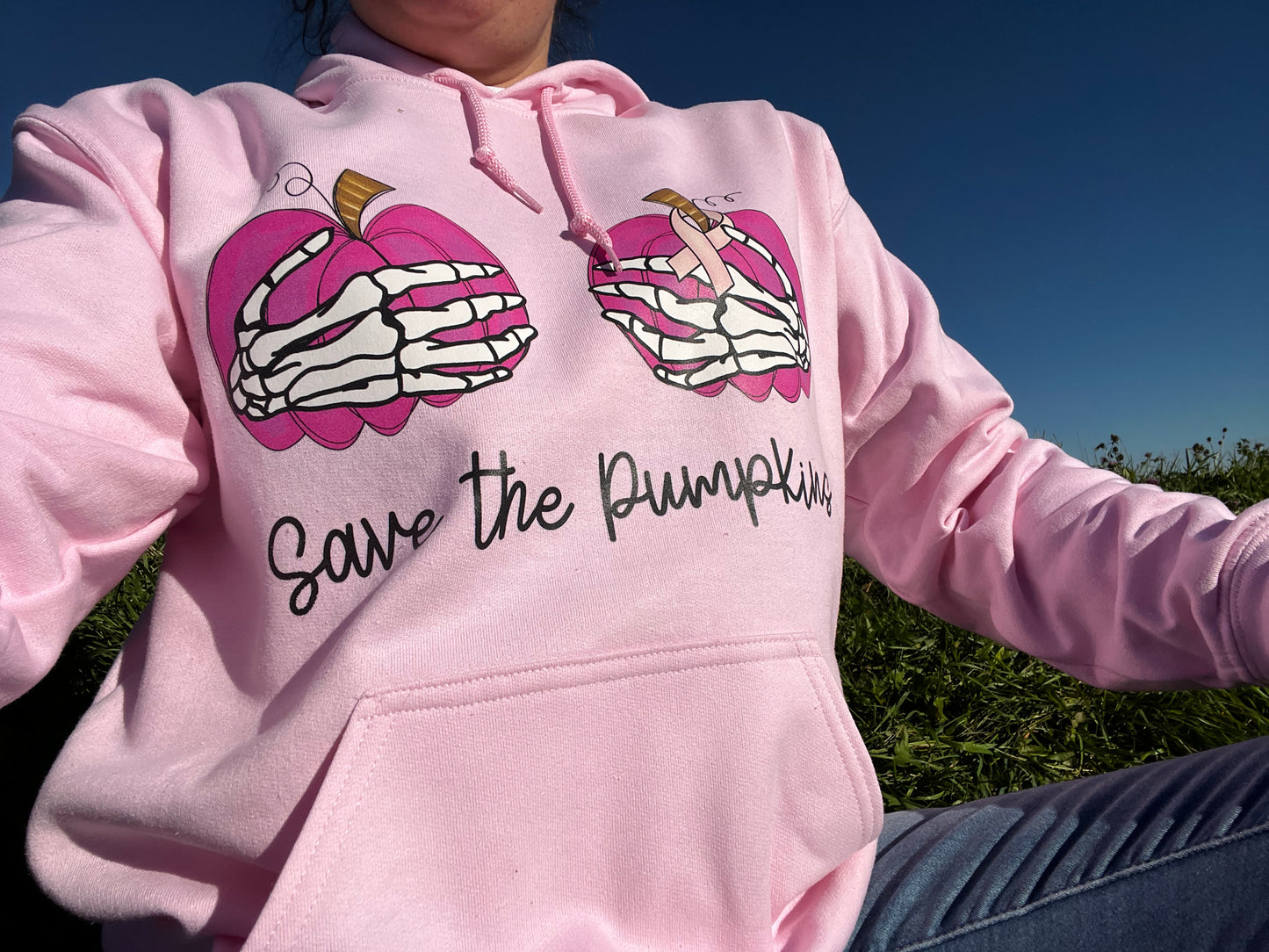 Save the Pumpkins Pink Hoodie