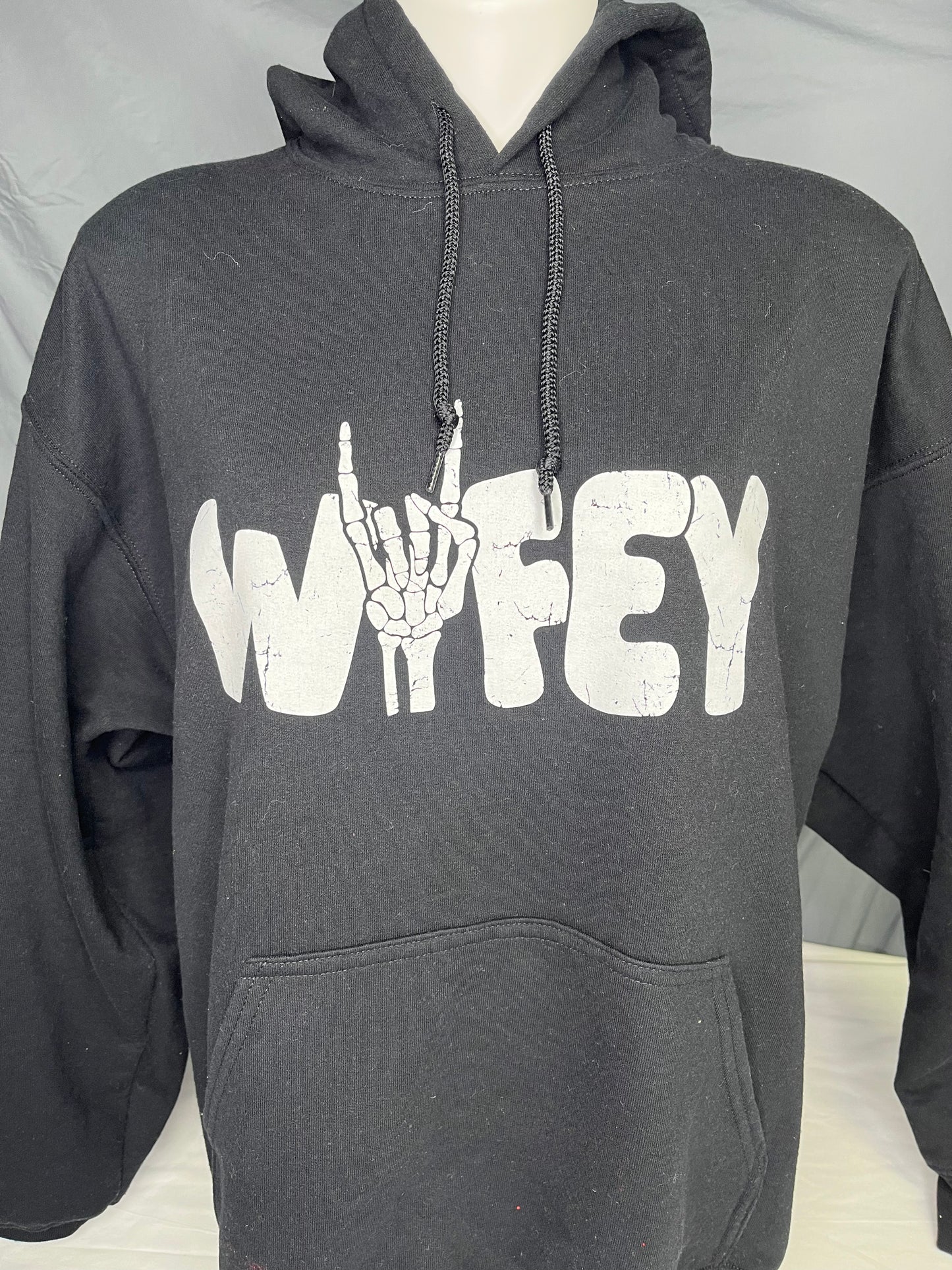 Wifey Rocks Black Hoodie