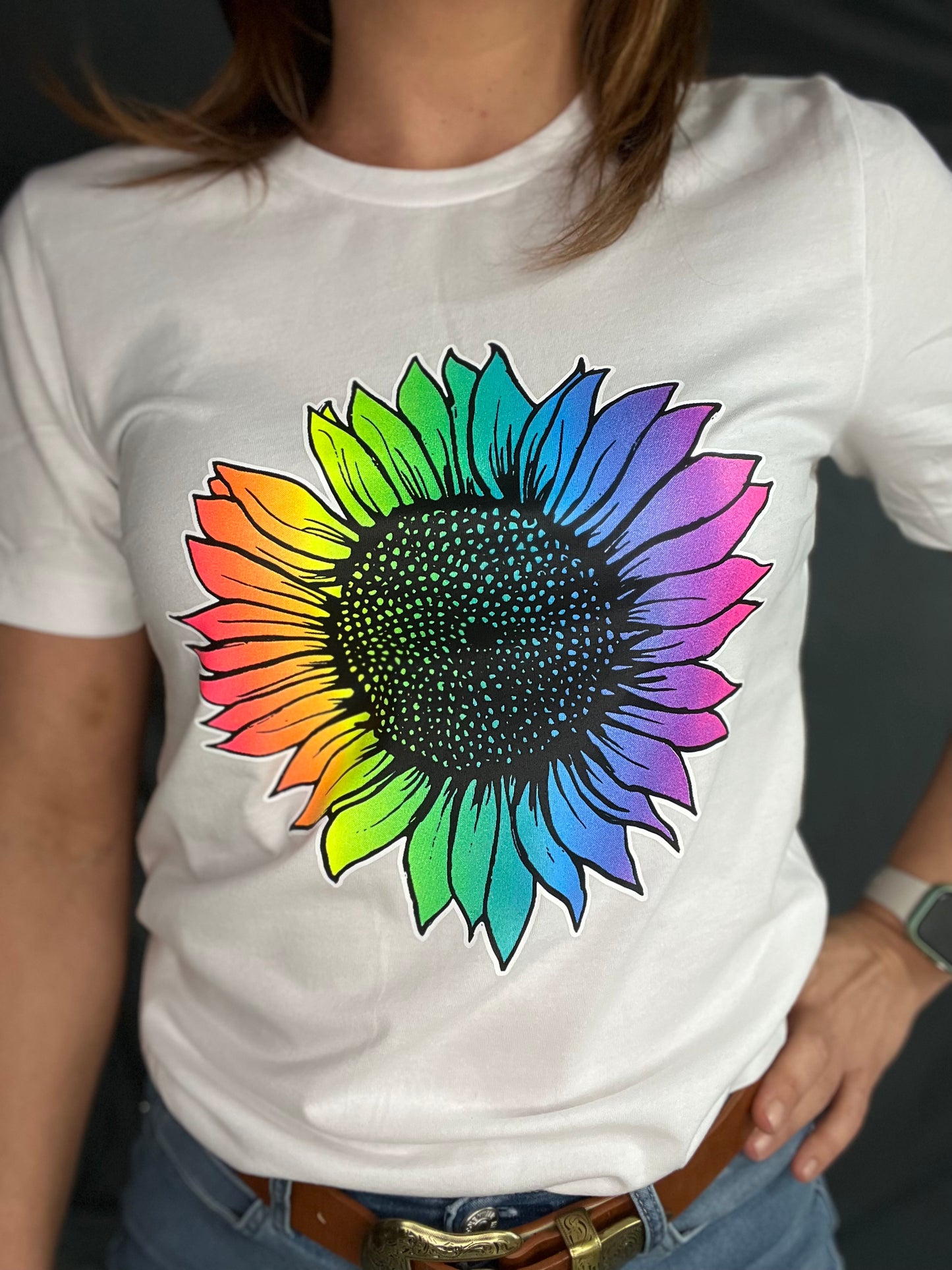 Rainbow Sunflower