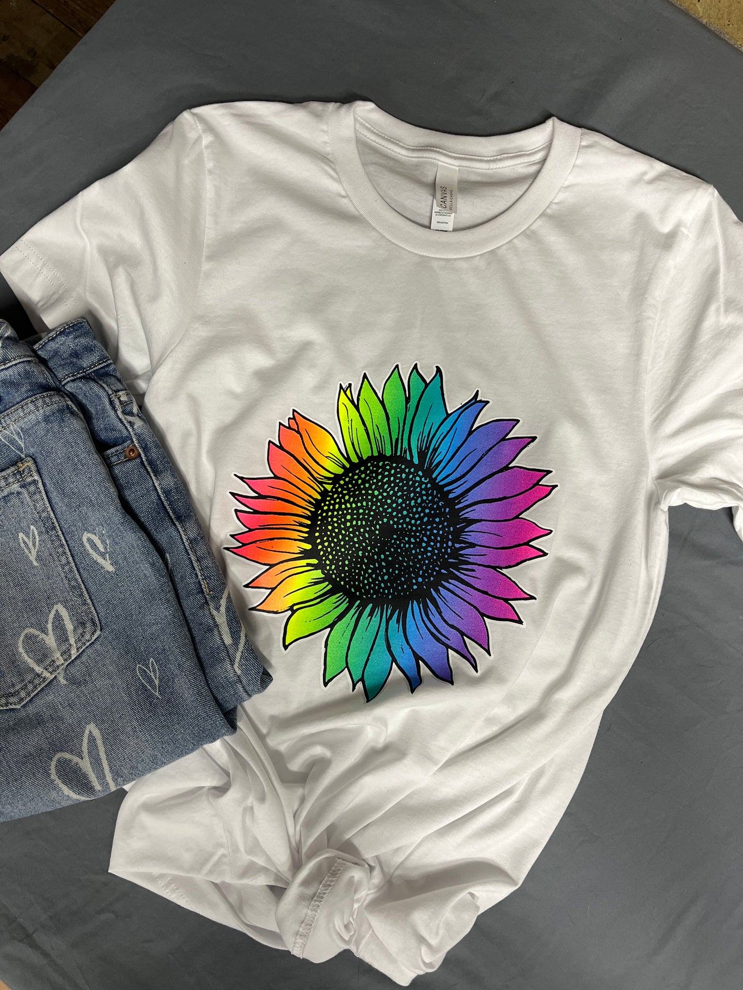 Rainbow Sunflower